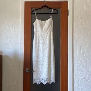 Jenny Yoo Harley Dress in Ivory size 0 - WORN ONCE.